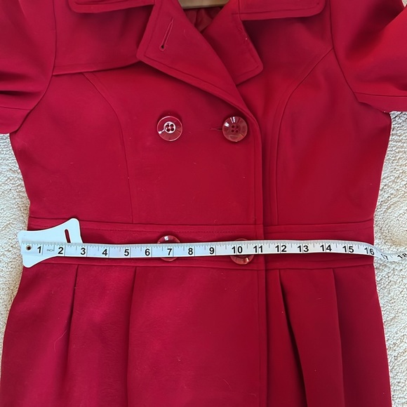 Forever 21 Red Coat size M - Picture 13 of 16